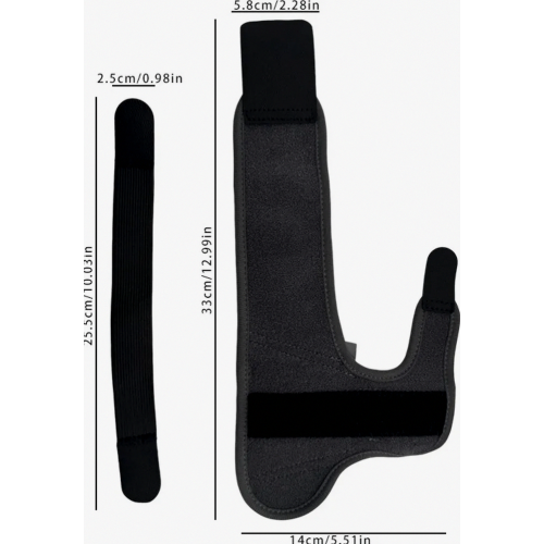 Bunion Corrector with 2 Adjustable Splints, Non-Slip Strap, Toe Separator and Protector, 1 Pair 2