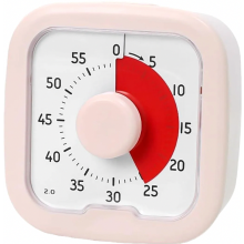 Minuteur visuel de 60 minutes avec grand écran pour enfants et adultes, silencieux pour la cuisine et le bureau