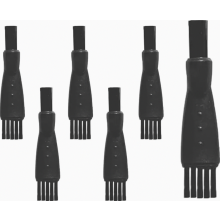 Juego de 6 cepillos de limpieza para maquinillas de afeitar, brochas de maquillaje y accesorios de aseo personal.