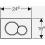White Dual Flush Actuator Plate for Concealed Cisterns, Wall Mounted Toilet Flush Button Panel 4