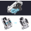 Foldable Height Adjustable Landing Gear Extensions for Mini 4K, Mini 2, Mini SE and Mini Drones 4