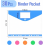 30 Pack A4 Document Wallets with 11 Holes, 5 Colours, Waterproof File Folders with Hook and Loop Closure 2