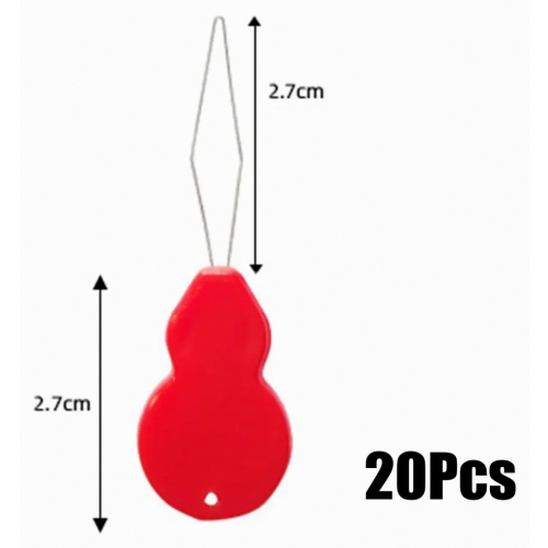 20 Plastic Needle Threaders for Sewing Machines and Hand Sewing, Practical Threading Aid Accessories 1