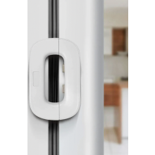 Child Safety Fridge Lock, Adhesive Refrigerator and Freezer Door Lock, No Drilling or Screws