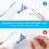 200 Pack Ear Thermometer Probe Covers, Disposable Replacement Protective Caps for Digital Ear Thermometers 2