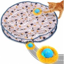 Interactive Automatic Cat Ball Toy for Indoor Cats, Quiet Rolling Motion and Bird Chirping Sounds