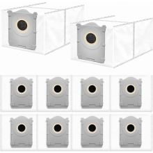 Lot de 10 sacs à poussière pour aspirateurs robots T80, T80 Omni, T50 Pro Gen 2, X80, X9 et T30C Pro Omni Gen 2
