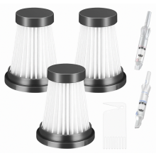 Lot de 3 filtres HEPA de rechange pour aspirateurs sans fil et à main, accessoires pour filtres à poussière