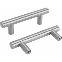Lot de 15 poignées de meuble en acier inoxydable, entraxe de 64 mm, poignées de tiroir de cuisine, poignées de penderie