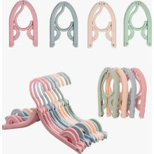 Lot de 20 cintres pliables, cintres de voyage portables pour la maison, l'hĂ´tel, le camping et le rangement de votre dressing.