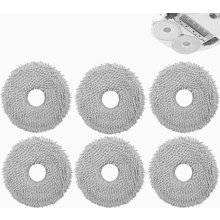 Lot de 6 lingettes de nettoyage en microfibre lavables pour aspirateur robot Q Revo P10