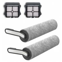 Brosses de rechange et filtres HEPA pour aspirateur eau et poussière sans fil, 2 brosses et 2 filtres