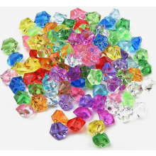 410 gemmes en verre transparent, petits diamants décoratifs en cristal pour mariage, fête, vase et décoration de table, 11 x 14 mm