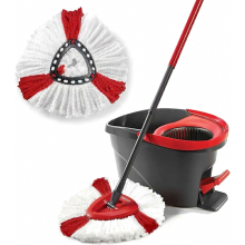 Lot de 5 recharges de têtes de balai triangulaires, têtes de rechange en microfibre faciles à essorer pour le nettoyage des sols