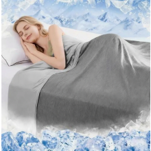Kühlende Decke 230 x 230 cm, leichte, doppelseitige Sommerdecke, atmungsaktive, hautfreundliche Bettwäsche