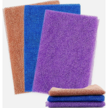 3 Pack African Net Sponge Exfoliating Washcloths, Loofah Back Scrubber and Shower Body Sponge