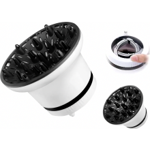 Universal Hair Dryer Diffuser Attachment for Curly and Wavy Hair, Adjustable Styling Accessory