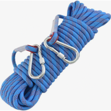 20 m langes, blaues Nylon-Kletterseil, 12 mm dickes Sicherheits- und Abseilseil für Outdoor-Aktivitäten wie Wandern und Camping
