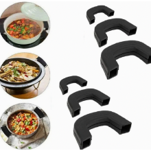 Manchons de casseroles en silicone, protections de poignées résistantes à la chaleur pour poêles et casseroles, lot de 6 pour une cuisson en