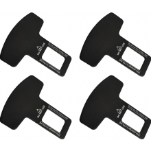 4 Pack Car Seat Belt Buckle Insert Slot Pads, Wear Resistant Replacement Safety Belt Locks for All Vehicles