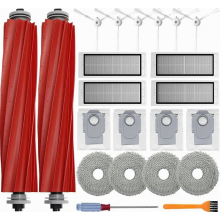Ensemble de buses d'aspiration pour aspirateur robot Q Revo, kit d'accessoires de rechange pour le nettoyage des sols domestiques