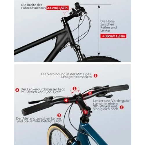 Waterproof Foldable Front Bike Basket with Quick Release Handlebar Mount for Commuting and Shopping 1