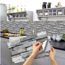 24 mozaïektegelstickers 15x30cm zelfklevende baksteenmuurstickers voor keuken, badkamer en eetkamer