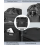 Waterproof Foldable Front Bike Basket with Quick Release Handlebar Mount for Commuting and Shopping 5