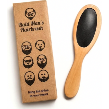 Escova esfoliante para couro cabeludo calvo masculino, ferramenta suave para massagem e esfoliação, ideal para casa, viagens e academia.