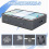 2 Pack 90L Under Bed Storage Bags, Foldable Underbed Organisers with Clear Window, Handles and Zip 3