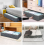 2 Pack 90L Under Bed Storage Bags, Foldable Underbed Organisers with Clear Window, Handles and Zip 5