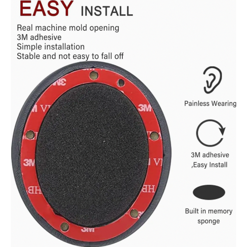 Replacement Ear Pads for Studio 2 and Studio 3 Wired and Wireless Headphones, Memory Foam, Pink 2