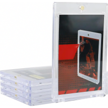 Paquete de 5 portatarjetas magnéticos, marcos para tarjetas coleccionables de 35 pt compatibles con tarjetas coleccionables estándar, fundas