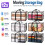 12x Moving Storage Bags Clear Heavy Duty with Handles 1