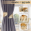2 Pack Gold Feather Curtain Tiebacks, Alloy Curtain Clips, Decorative Holdbacks Compatible with Drapes 2