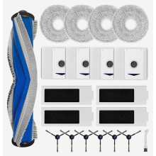 Kit de 22 accessoires de rechange pour aspirateurs robots : brosse principale, sacs à poussière, lingettes de nettoyage, filtres, brosses l