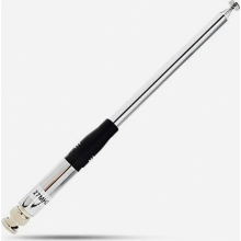 Draagbare BNC-telescopische handantenne voor CB-radio, 27 MHz, uitschuifbaar van 23,3 cm tot 1,3 m voor amateurradio.
