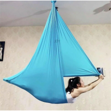 Hamaca de yoga aéreo, arnés de inversión de tejido elástico para ejercicios en casa, capacidad de 600 kg.