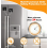 4 Pack Child Safety Locks for Refrigerators, Windows, Doors, Drawers and Cabinets with 8 Keys 2