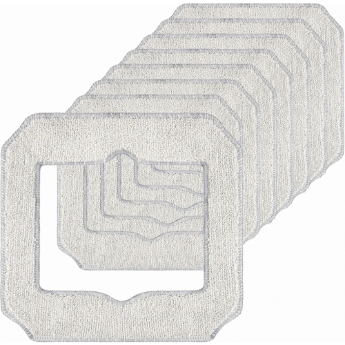 8 Pack Replacement Cleaning Cloths for Mini Window Cleaning Robot, Washable Reusable Wiping Pads