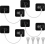 4 Pack Child Safety Locks for Refrigerators, Windows, Doors, Drawers and Cabinets with 8 Keys 1