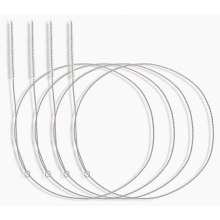 Lot de 4 brosses de nettoyage extra longues pour tubes, brosses de 1 m en acier inoxydable pour pailles, tuyaux et tubes étroits