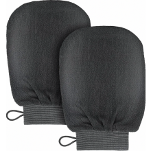 2 Pack Exfoliating Body Scrub Mitts, Korean Washcloths for Shower, Sauna and Spa, Dead Skin Removal