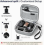 Faux Leather Carrying Case for Compact Vlogging Action Camera Accessories, Portable Storage Bag, Black 2