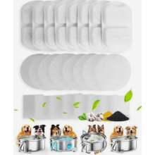 8 Pack Replacement Filters for 7L Dog and Cat Water Fountain, Three Stage Filtration System
