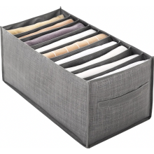 Opvouwbare opbergdozen voor kledingkasten, set van 6, organizerbakken voor kleding, planken en het organiseren van je huis.