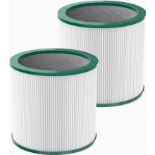 Set van 2 vervangingsfilters (TP01 en TP02) voor luchtreinigers, H13 True HEPA actieve koolstoffiltratie.