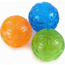 3 Pack Durable Squeaky Dog Balls, Floating 7.5 cm Interactive Chew Toys for Small and Large Dogs