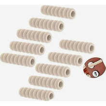 Set van 10 deurklinkbeschermers, zachte schuimrubberen kindveilige hoezen voor deurklinken en -knoppen, beige beschermbumpers