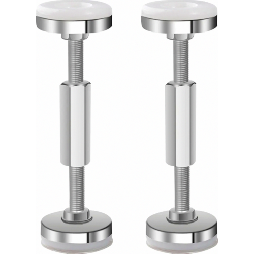 2 Pack Adjustable Threaded Anti-Shake Bed Supports, Telescopic Wall Brackets, XL Size, Durable Steel